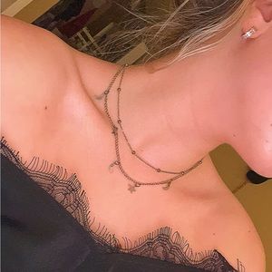 Francesca’s copper layered necklace